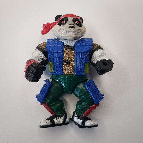 Teenage Mutant Ninja Turtles action figure vintage TMNT Panda Khan 1990 - Picture 1 of 11
